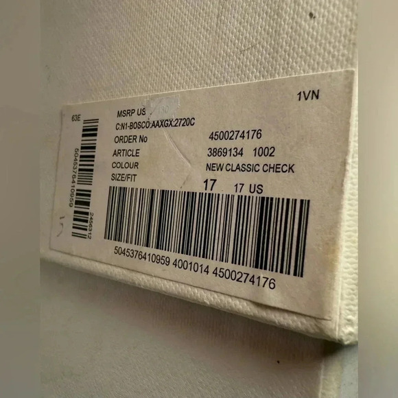 Burberry Bosco Check infant shoes size 17 - Picture 4 of 10